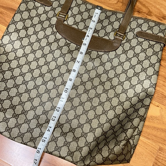 Authentic Vintage Gucci PVC Large Tote Bag - Picture 10 of 16
